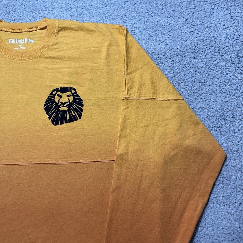 The Lion King Shirt Large Orange Sunset Disney Spirit Jersey Long Sleeve - Picture 4 of 16